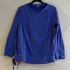 VGUC Talbots Vibrant Blue Knit Top  size medium,